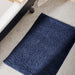 Cotton Bay Tufted Bathroom Mat Navy 2 Piece-Bath Mats