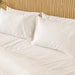 Cotton Club 450 Thread Count Jacquard Moroccan Duvet Cover Set White-Duvet Cover Sets