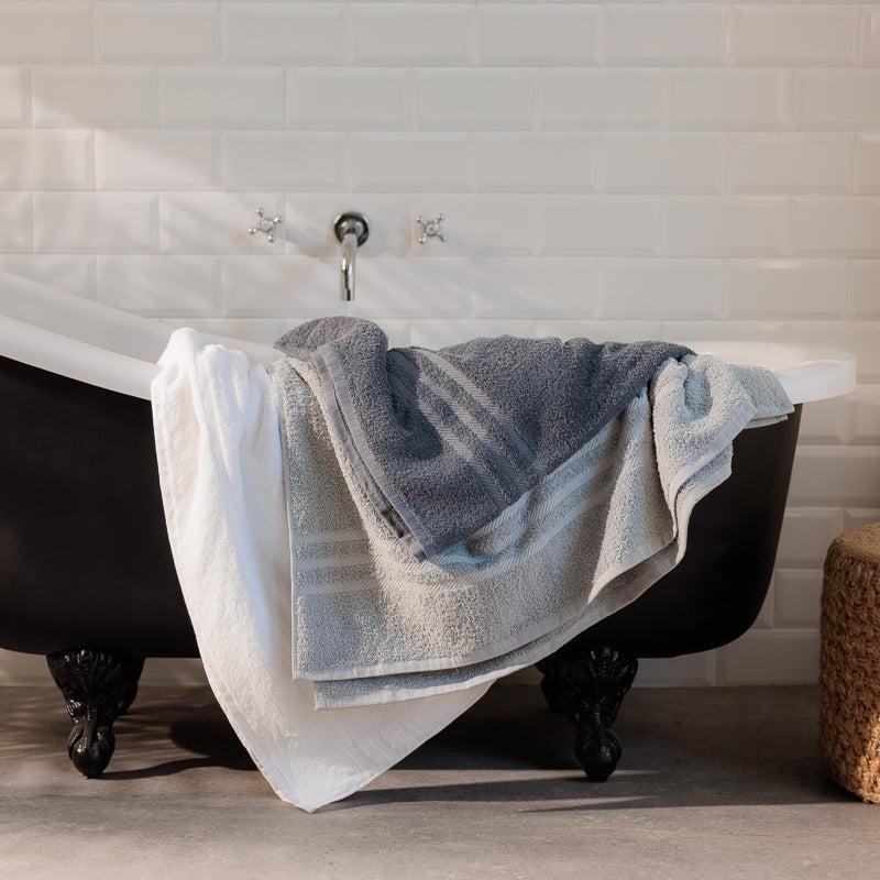 Cotton Club Towel Collection Bath Sheet - Dove Grey-Bath Sheet