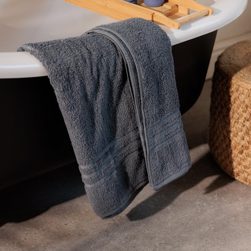 Cotton Club Towel Collection Bath Sheet -Slate-Bath Sheet