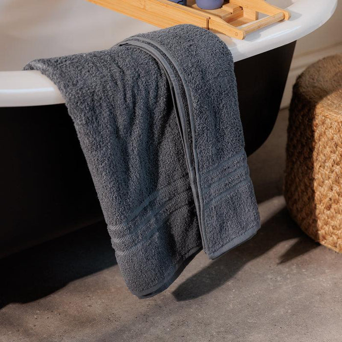 Cotton Club Towel Collection Bath Sheet -Slate-Bath Sheet