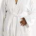 Cotton Club Deluxe Toweling Bathrobe White-Bathrobes