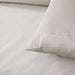 Cotton Collection 400 Thread Count 2 Line Satin Stitch Duvet Cover 6 Piece Set Silver-Duvet Cover Sets