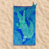 Cotton Collection Crocodile Cove Velour Beach Towel