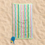 Cotton Collection Palette Parade Velour Beach Towel