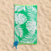Palm Paradise Velour Beach Towel-Beach Towels