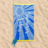 Cotton Collection Summer Vibes Velour Beach Towel