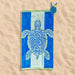 Turtle Velour Beach Towel-Beach Towels