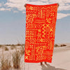 Cotton Collection Velour Boho Bliss Beach Towel