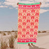 Cotton Collection Velour Passion Palms Beach Towel