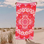 Cotton Collection Velour Sun Soul Mandala Beach Towel