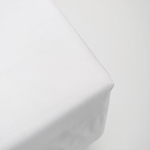 Cotton Rich Percale 200 Thread Count Fitted Sheet - White