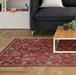 Crimson Flame Printed Silkwhisper Carpet-CARPET