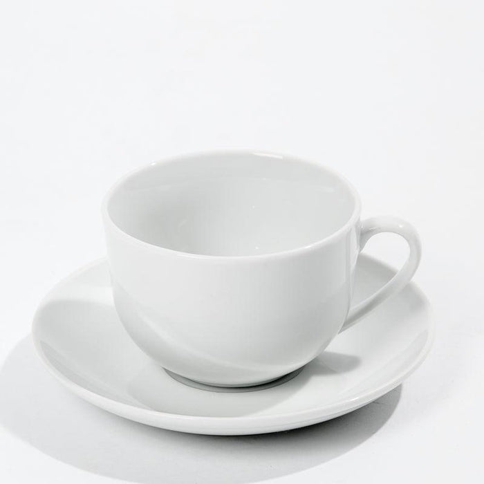 Cup & Saucer - White-