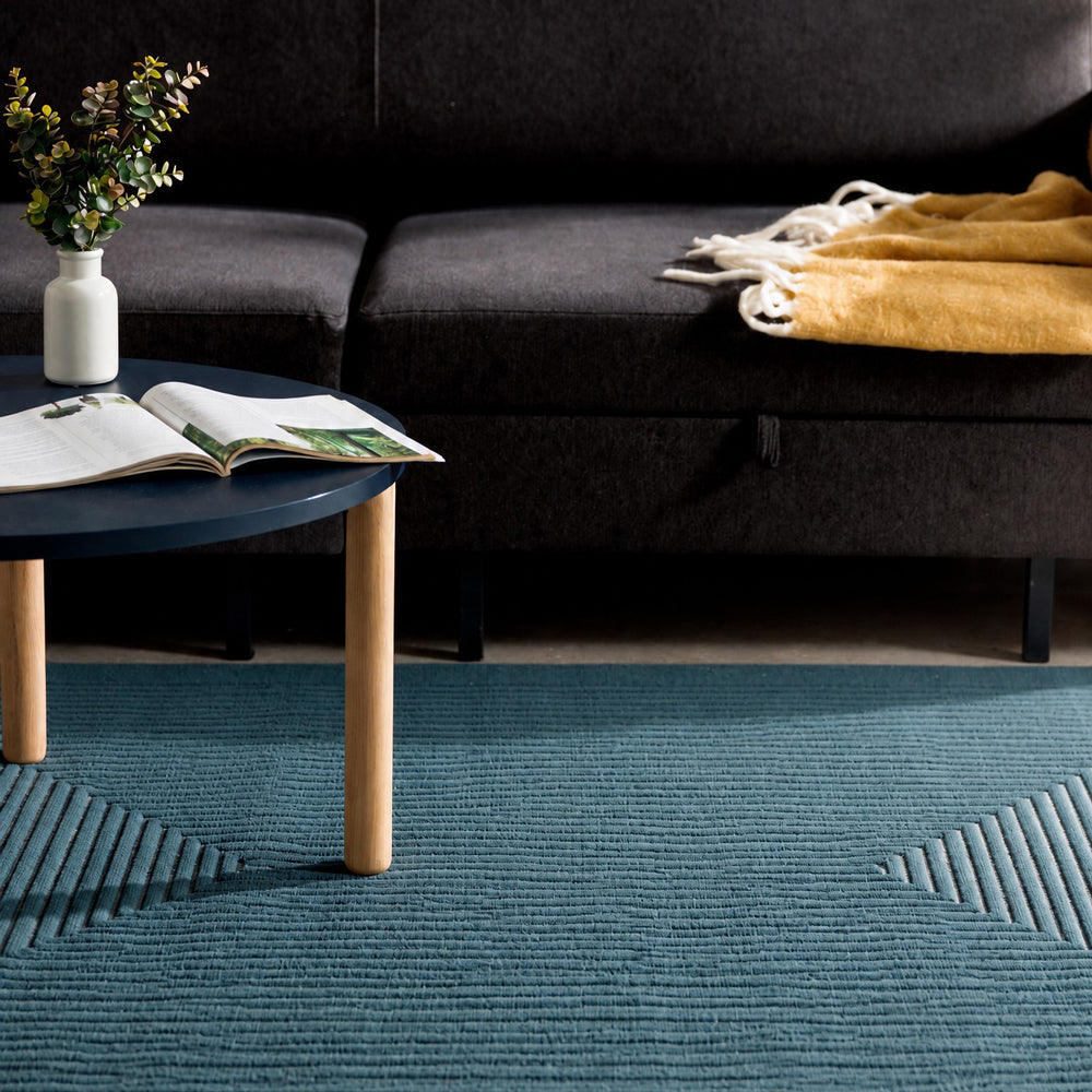 Delphine Woven Carpet Olive Green-Carpets/Rugs