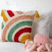 Embroidered Diagonal Rainbow Scatter-Throw Pillows-Little Whitehouse