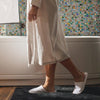 Disposable Closed-toe Toweling Slippers White