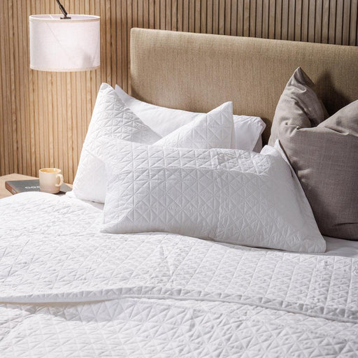 Dune Whisper Soft Premium Cotton Quilt White-Quilts & Comforters