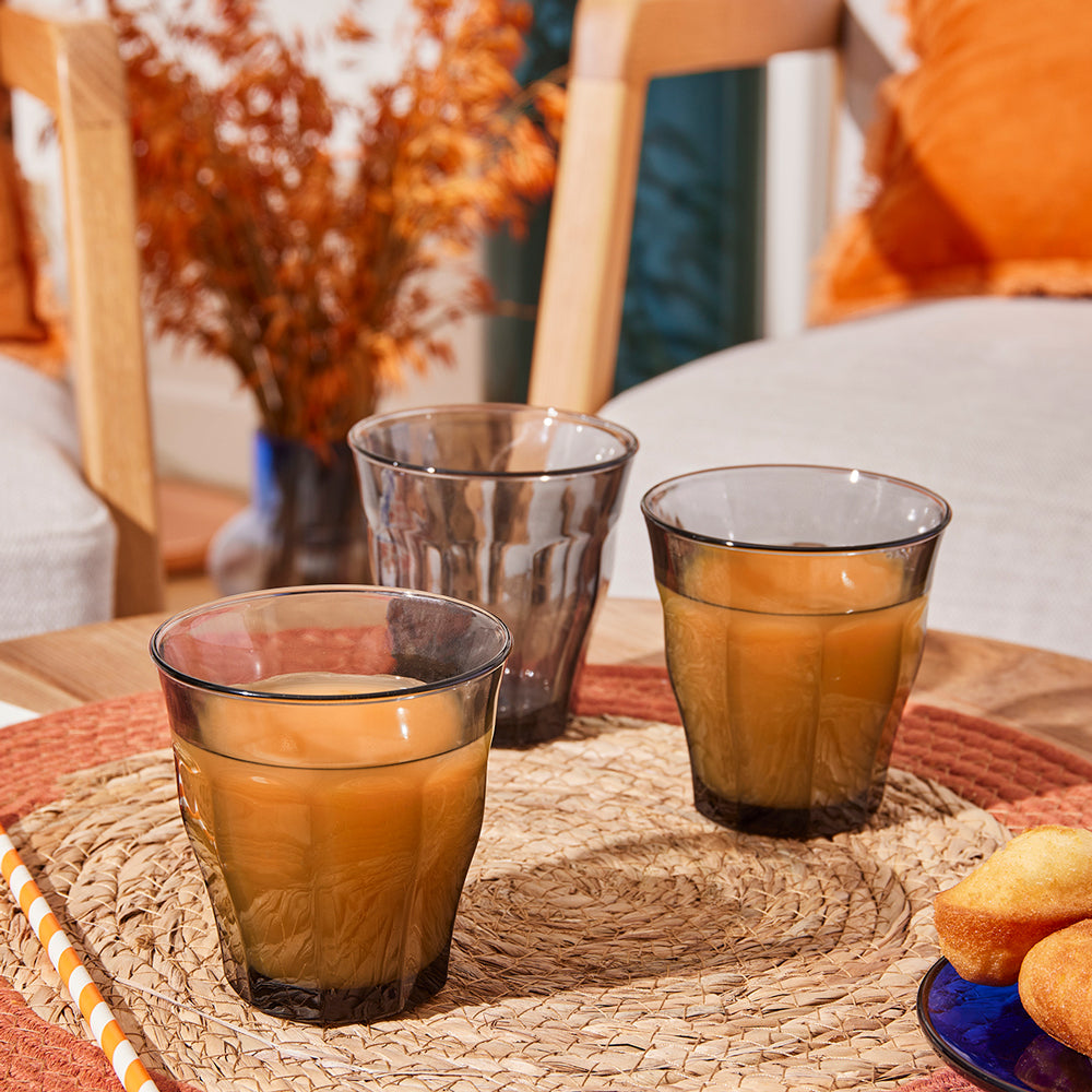 Duralex Le Picardie Tumbler Grey Set of 4-Glassware