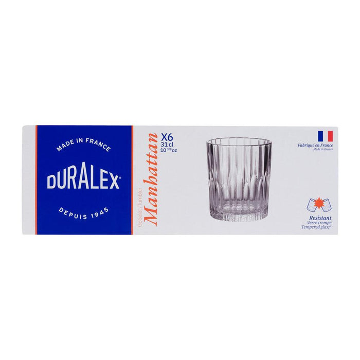 Duralex Manhattan Tumbler Set of 6-Glassware