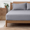 Easy Care 144 Thread Count Polycotton Fitted Sheet Grey