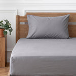 Easy Care 144 Thread Count Polycotton Pillowcase Grey
