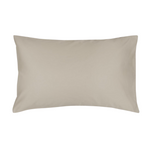 Easy Care 144 Thread Count Polycotton Pillowcase Stone