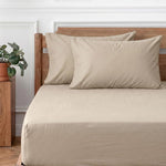 Easy Care 144 Thread Count Polycotton Pillowcase Stone