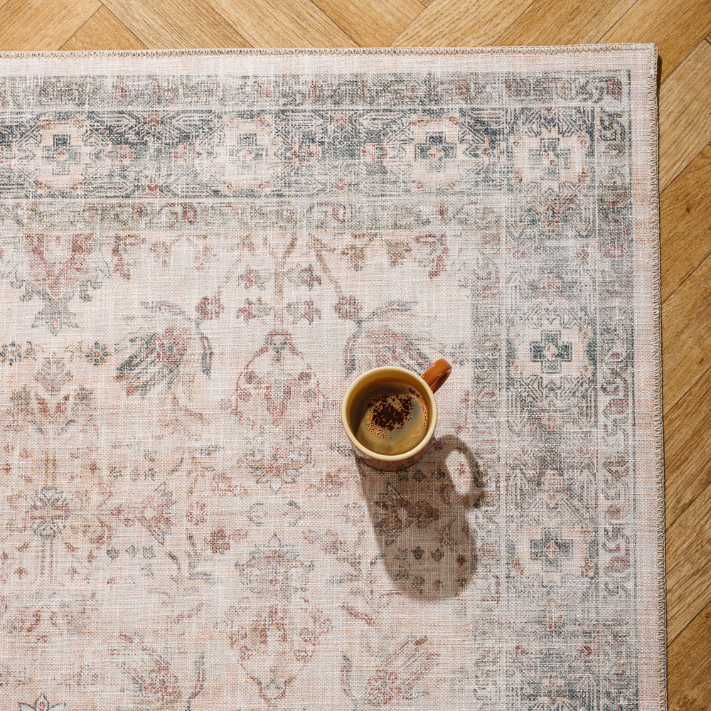 Echo Printed TexturaWeave Carpet Mist-Carpets/Rugs