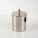 Embossed Coffee Canister - Silver