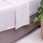 Exclusive Collection 1000 Thread Count Cotton Rich Flat Sheet Silver