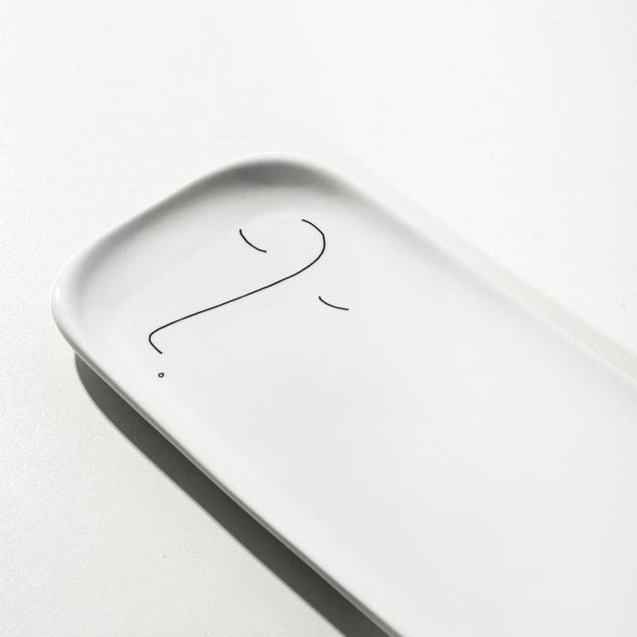 Faces of Felicity Medium Rounded Rectangular Platter - Nush-Platter