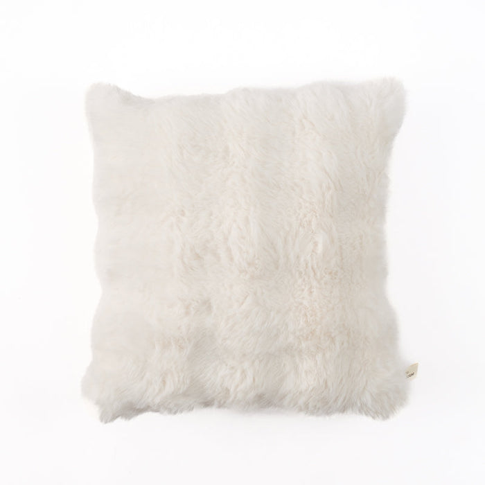 Faux Fur Scatter - Pearl White-SCATTER