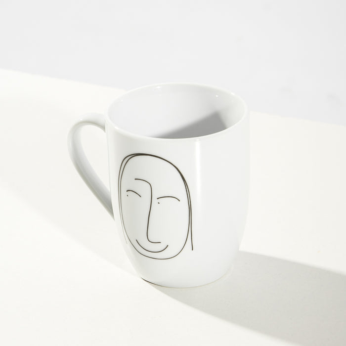 Faces of Felicity Rounded Mug