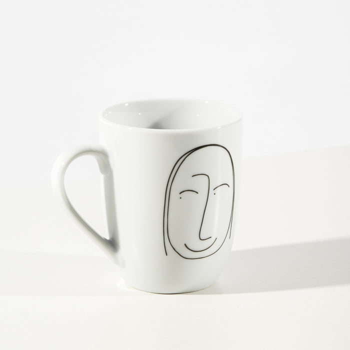 Faces of Felicity Rounded Mug