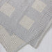 Full Box Pattern Rug - Light Grey