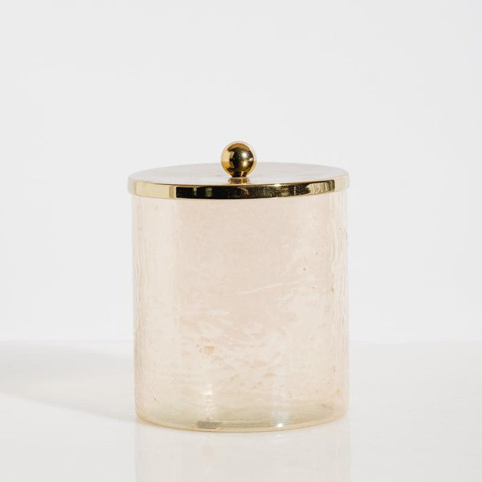 Glass Canister - Gold Lustre-Canister