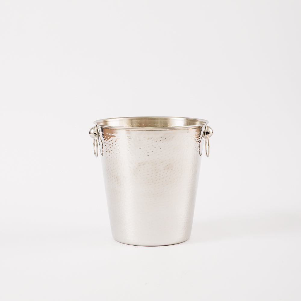 Hammered Ice Bucket Stainless Steel-Bar Accessories