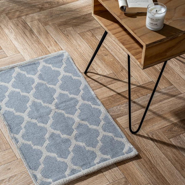 Handwoven Jacquard Rug (50 x 80cm) - Moroccan