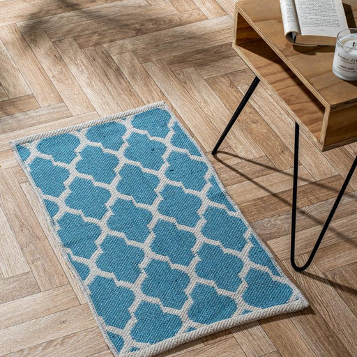 Handwoven Jacquard Rug (50 x 80cm) - Moroccan