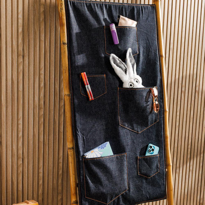 Hanging Organiser Large Denim Blue-Storage