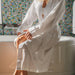 Heritage Collection Luxury Linen and Lyocell Kimono Gown Mist-Bathrobes
