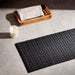 Hexagonal PVC Bath Mat Black-Bath Mats