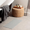Hexagonal PVC Bath Mat Dove Grey
