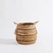 Home.Life Banana Leaf Black Stripe Basket Natural-Storage Basket