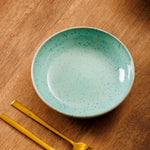 Home.Life Breeze Stoneware Salad Bowl Sea Foam