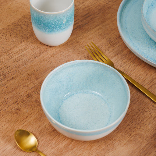 Home.Life Breeze Stoneware Soup Bowl Blue-Bowls