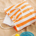 Home.Life Broad Stripe Beach Bag Orange-Beach Bags
