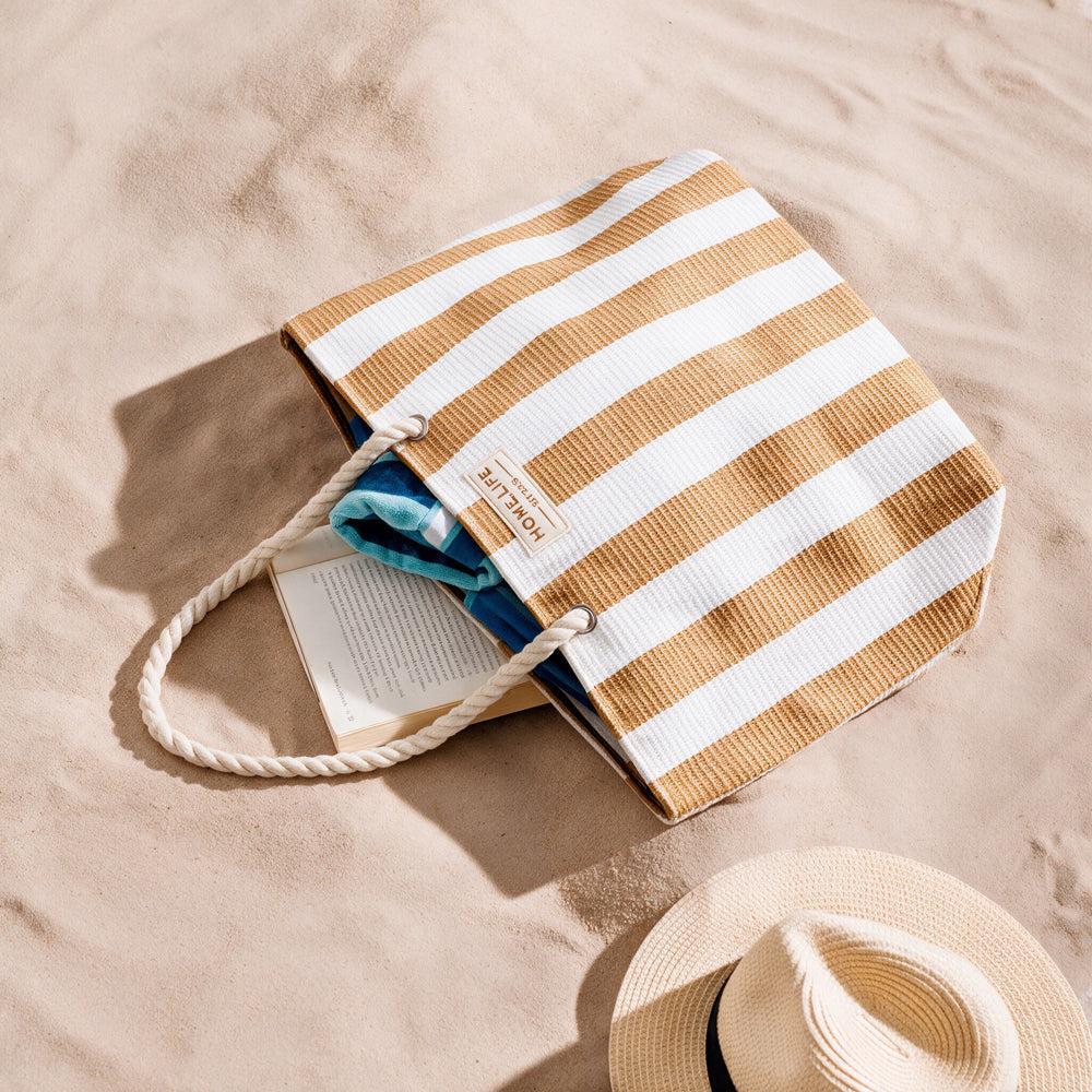 Home.Life Broad Stripe Beach Bag Sand-Beach Bag