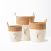 Conical Bulrush & Paper Basket - Milk-Basket